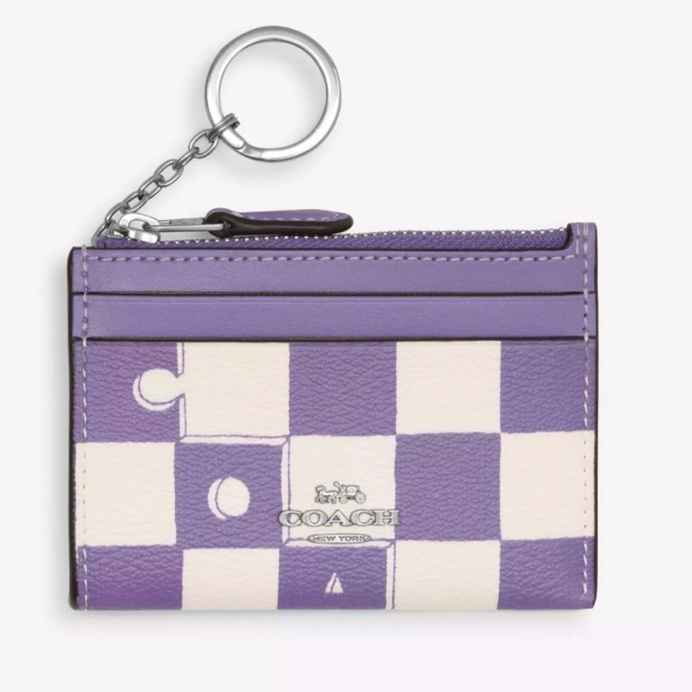 Coach Checkered ID Wallet